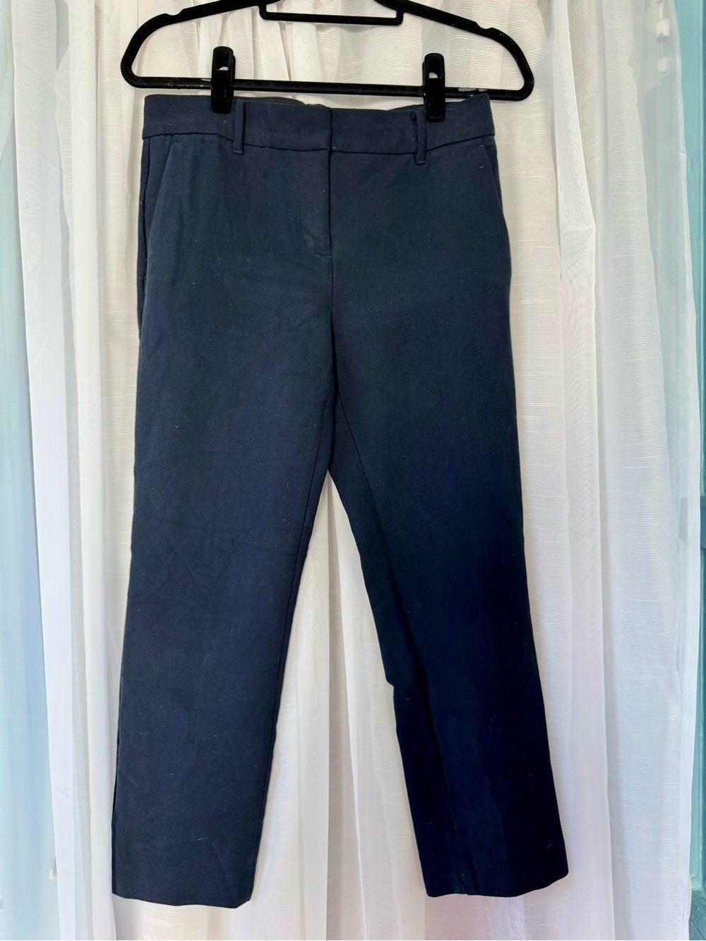 Ann Taylor Navy Devin Fit Dress Pants